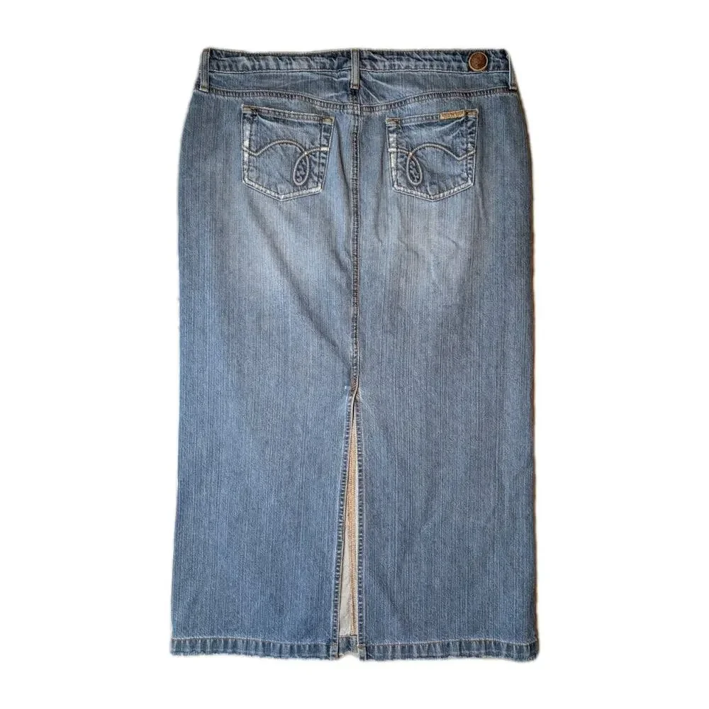 Hint denim maxi